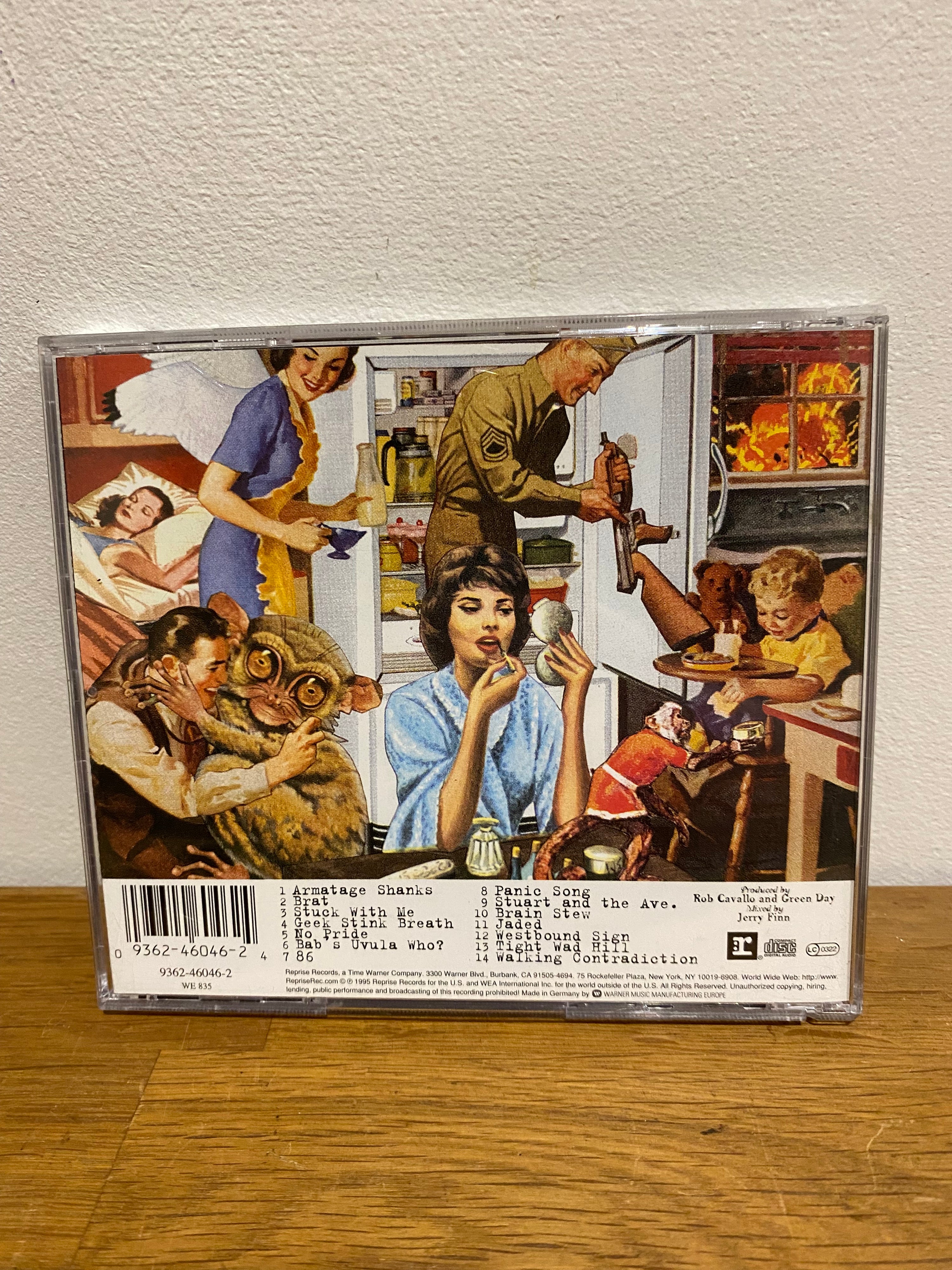 Green Day - Insomniac, cd album, 1995