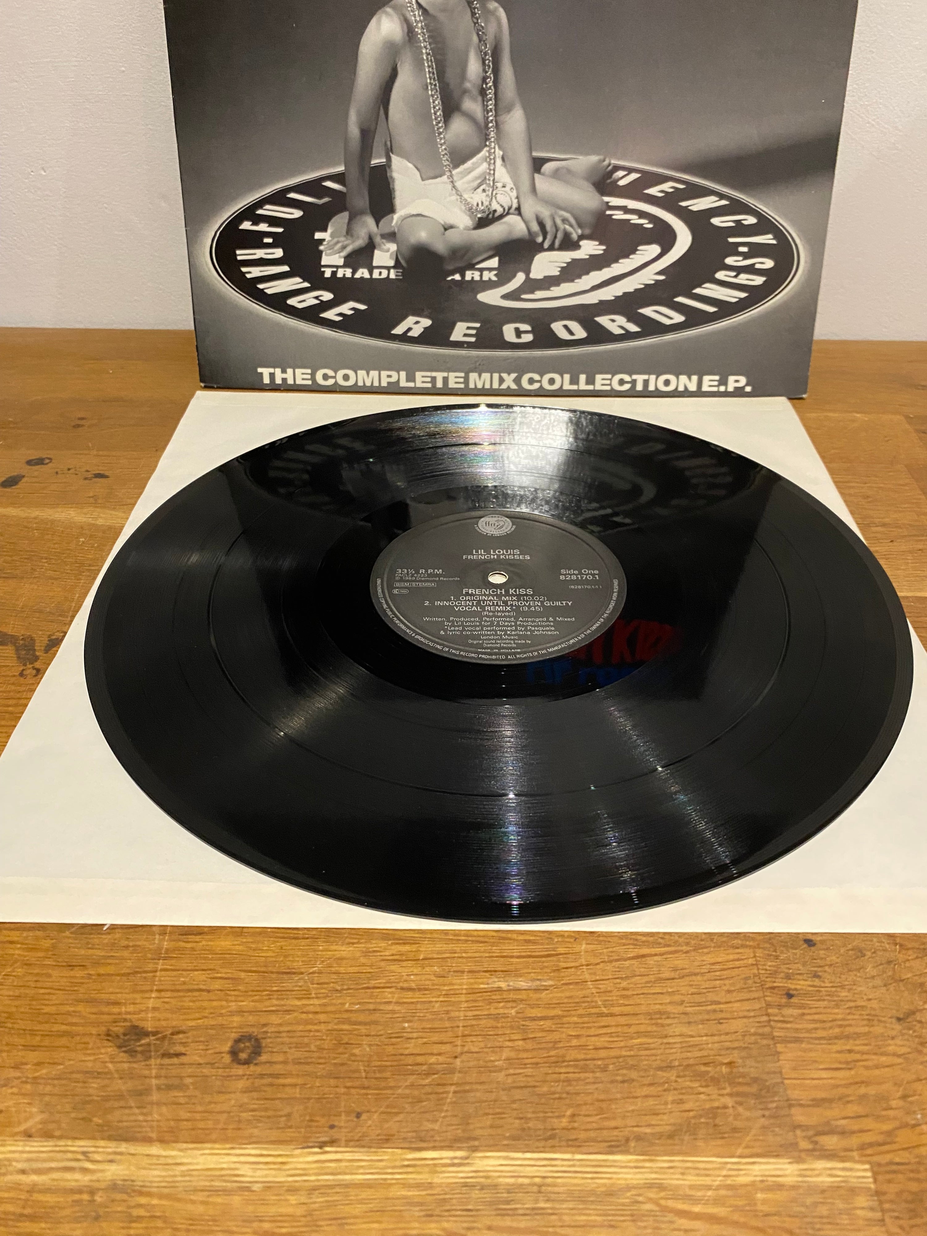 Lil Louis - French Kiss, 12” single , 1989 Diamond Records