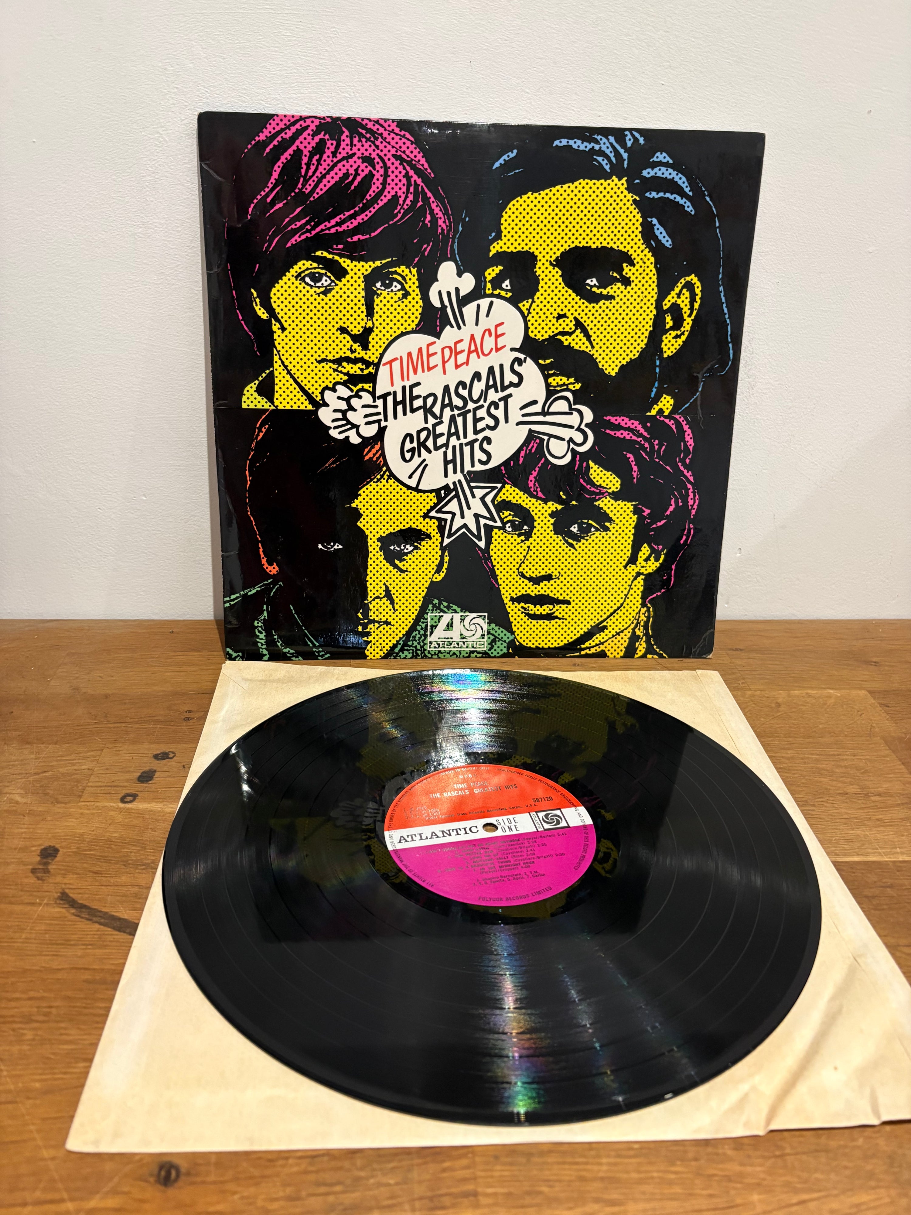 The Rascals - Time Peace, greatest hits , lp album, Atlantic 1968.
