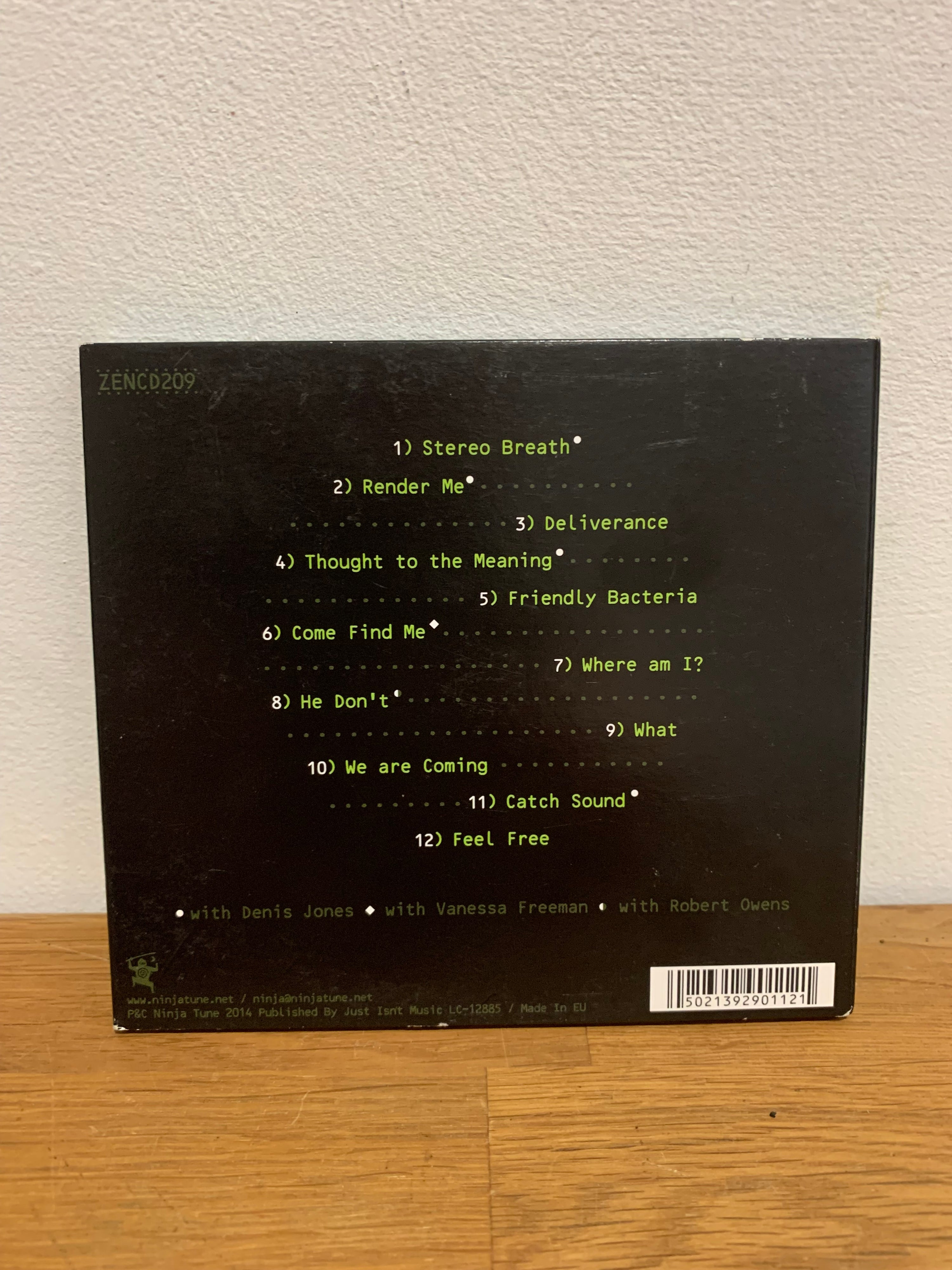 Mr Scruff - Friendly Bacteria, 2014 cd album , cardboard gatefold