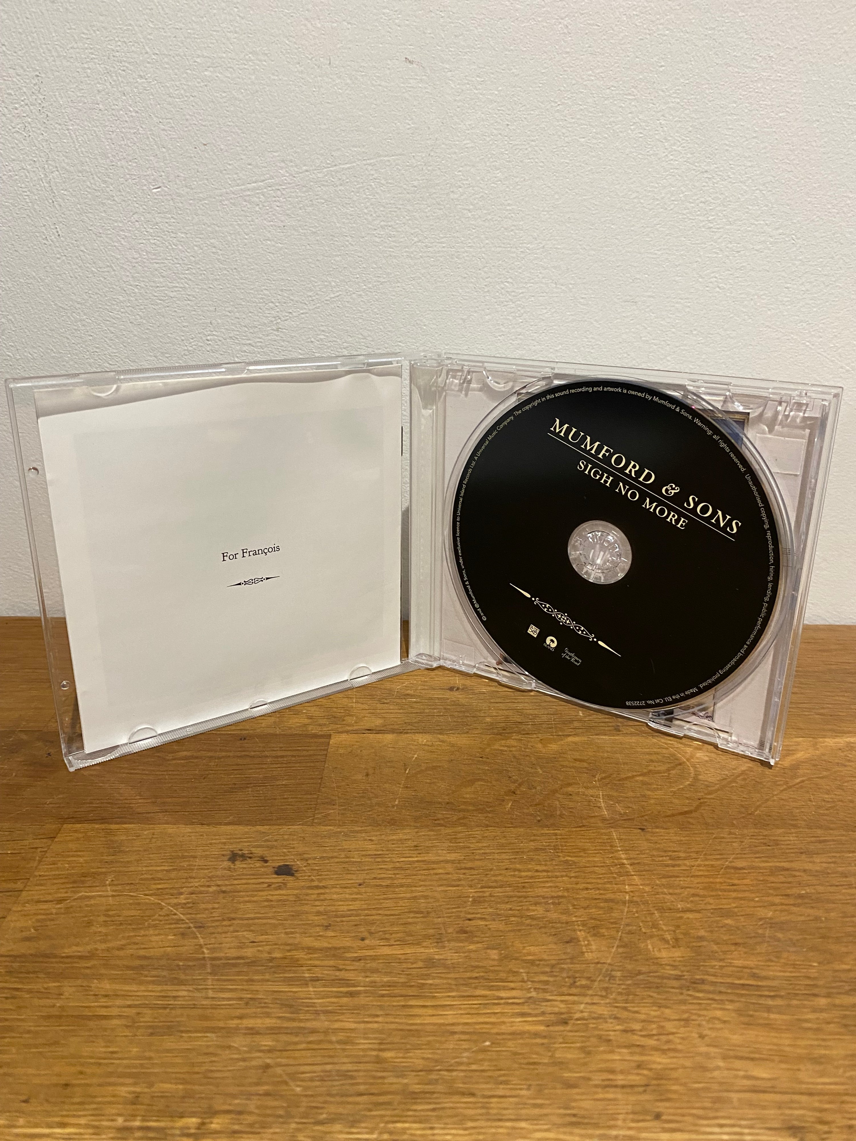 Mumford & Sons - Sigh No More , cd album.