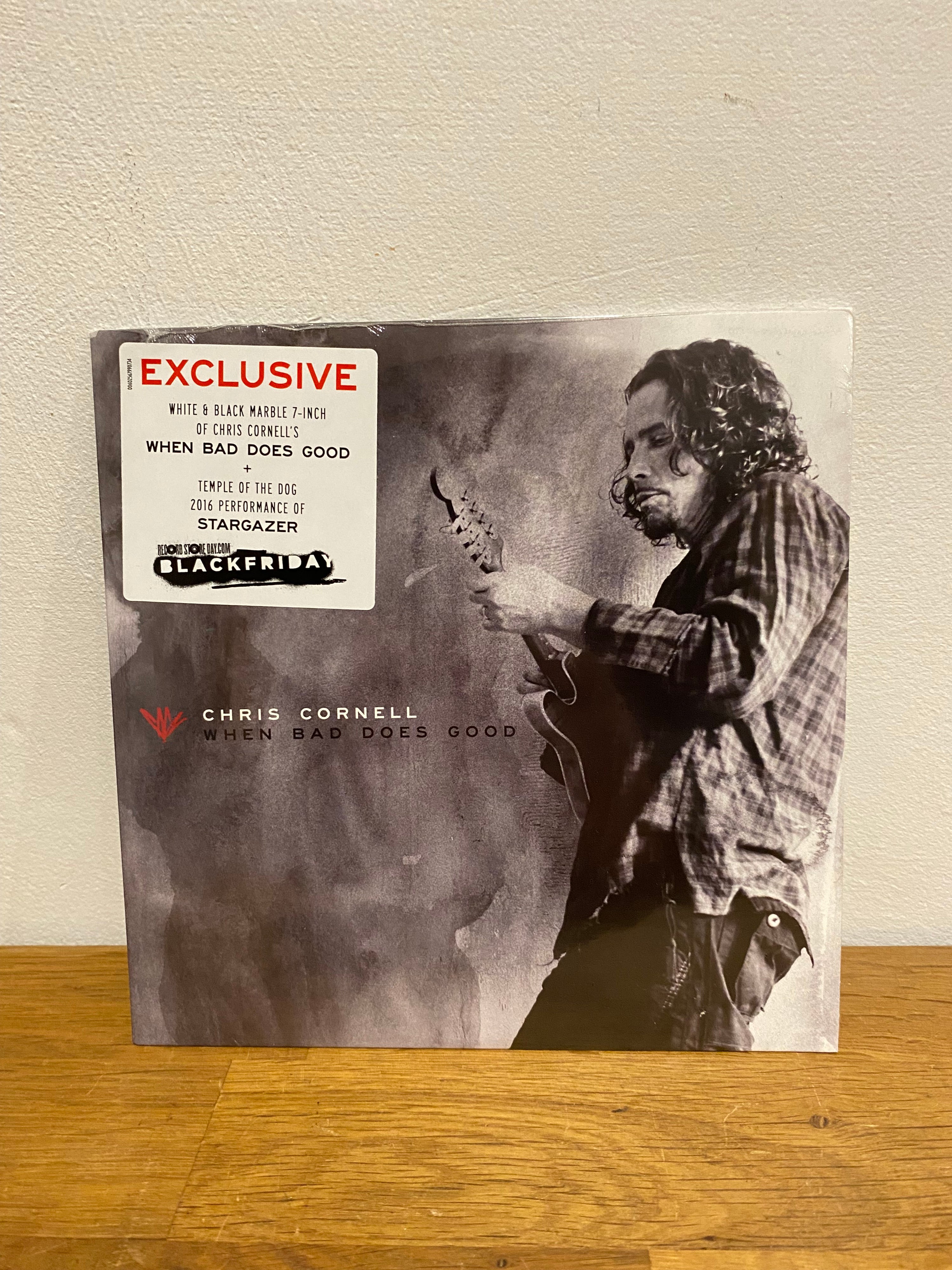 Chris Cornell - When Bad Does Good , 7” white & black marble vinyl