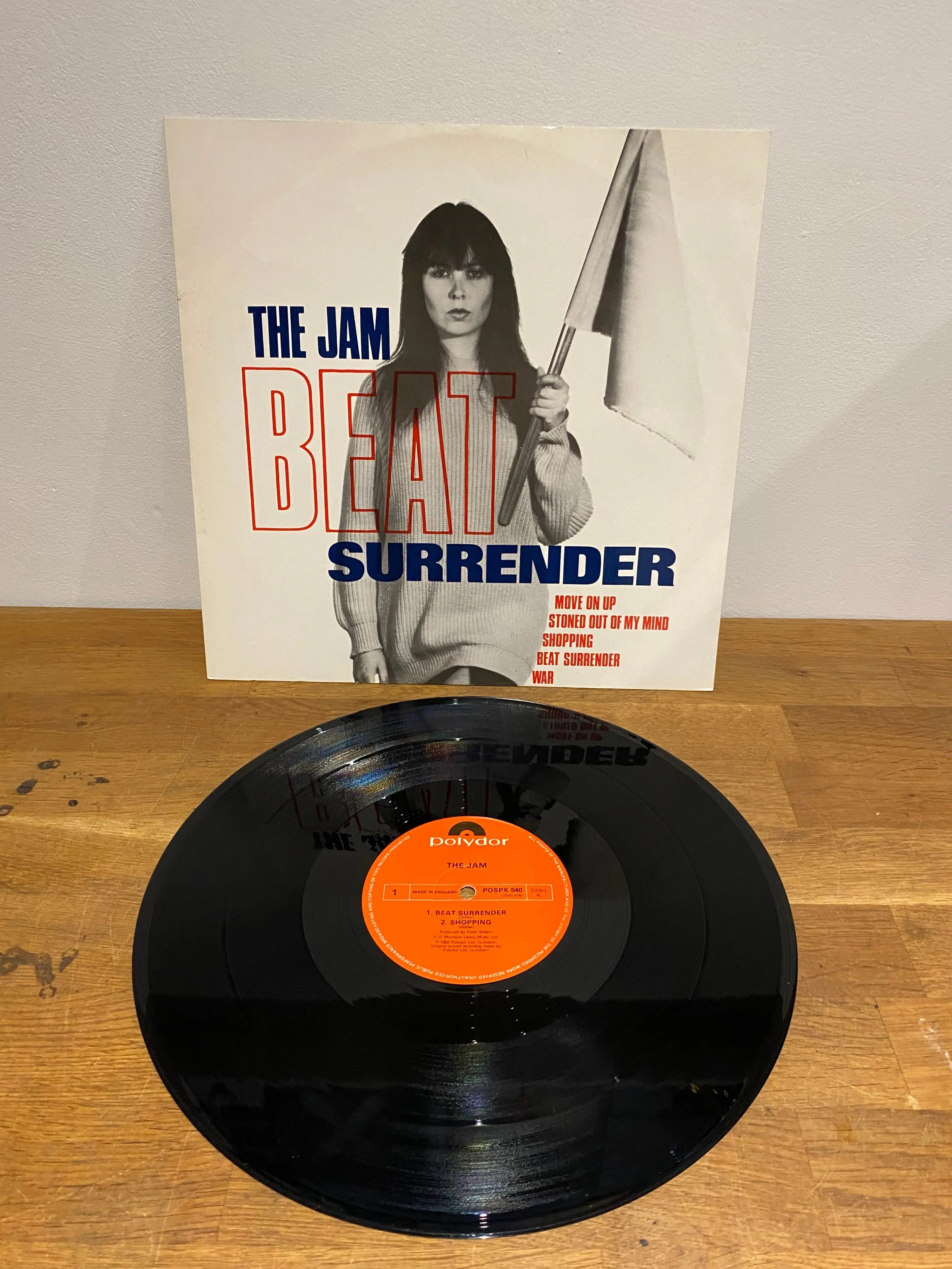 Beat Surrender by The Jam 12 inch record with sleeve