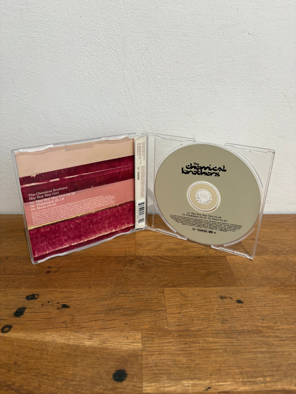 The Chemical Brothers - Hey Boy Hey Girl, cd single, 1999 Virgin.