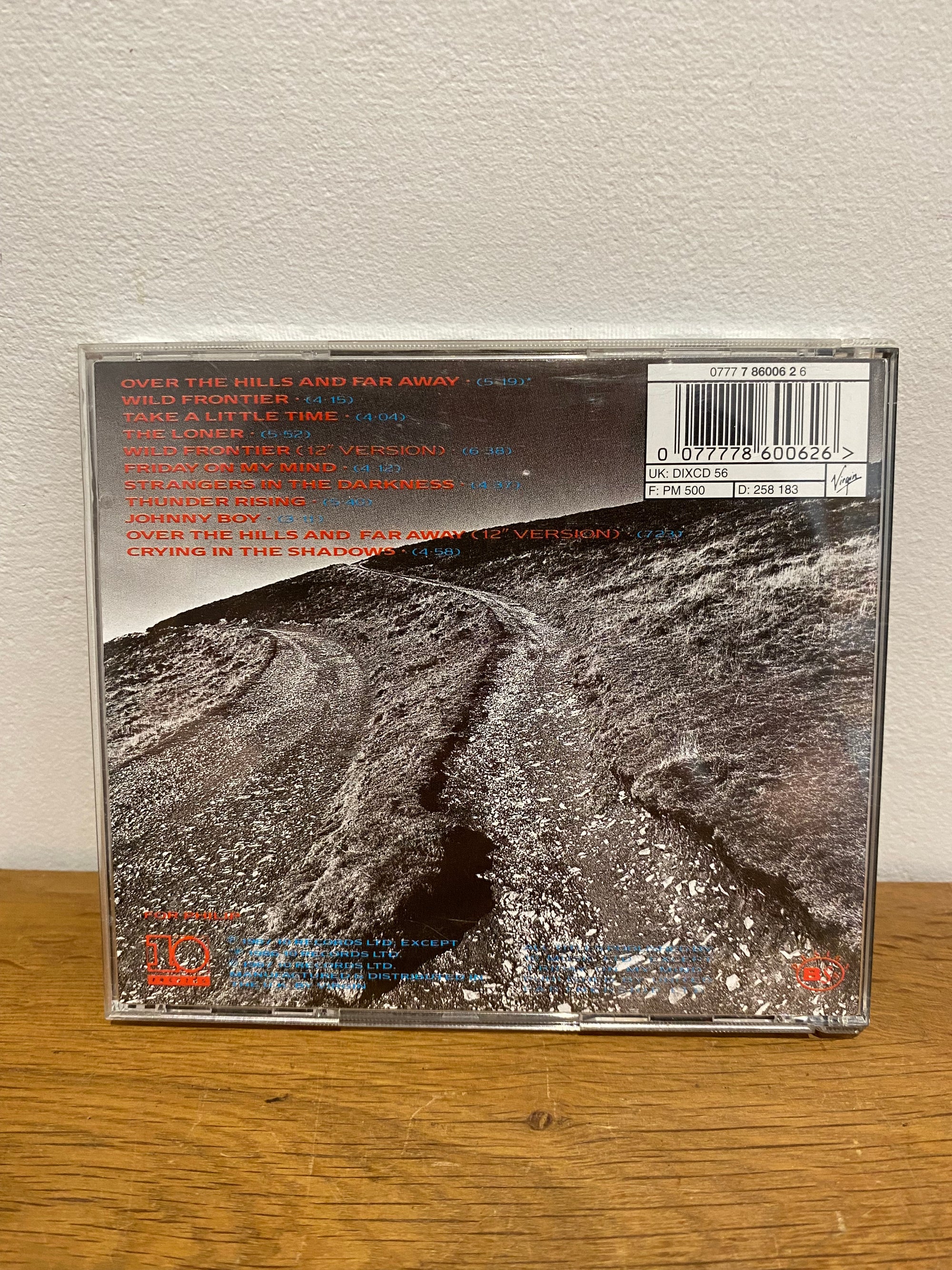 Gary Moore - Wild Frontier, cd album , 1987