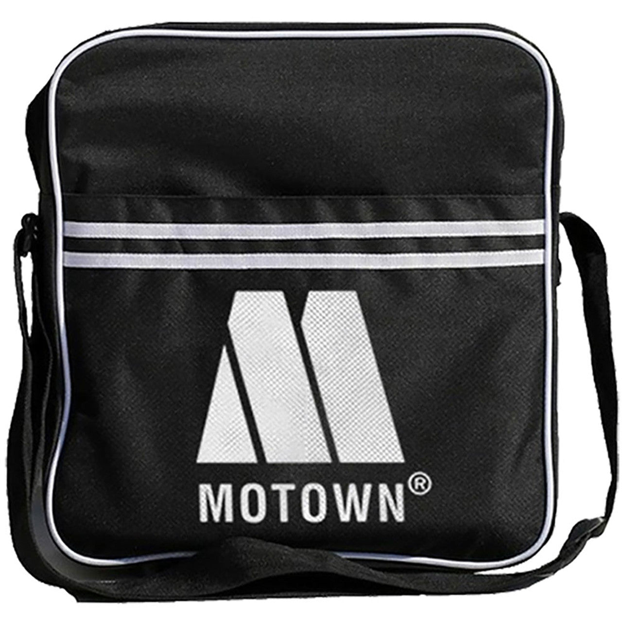 Motown Records Messenger Bag - Logo Design Official Rocksax Zip-Top Shoulder Bag