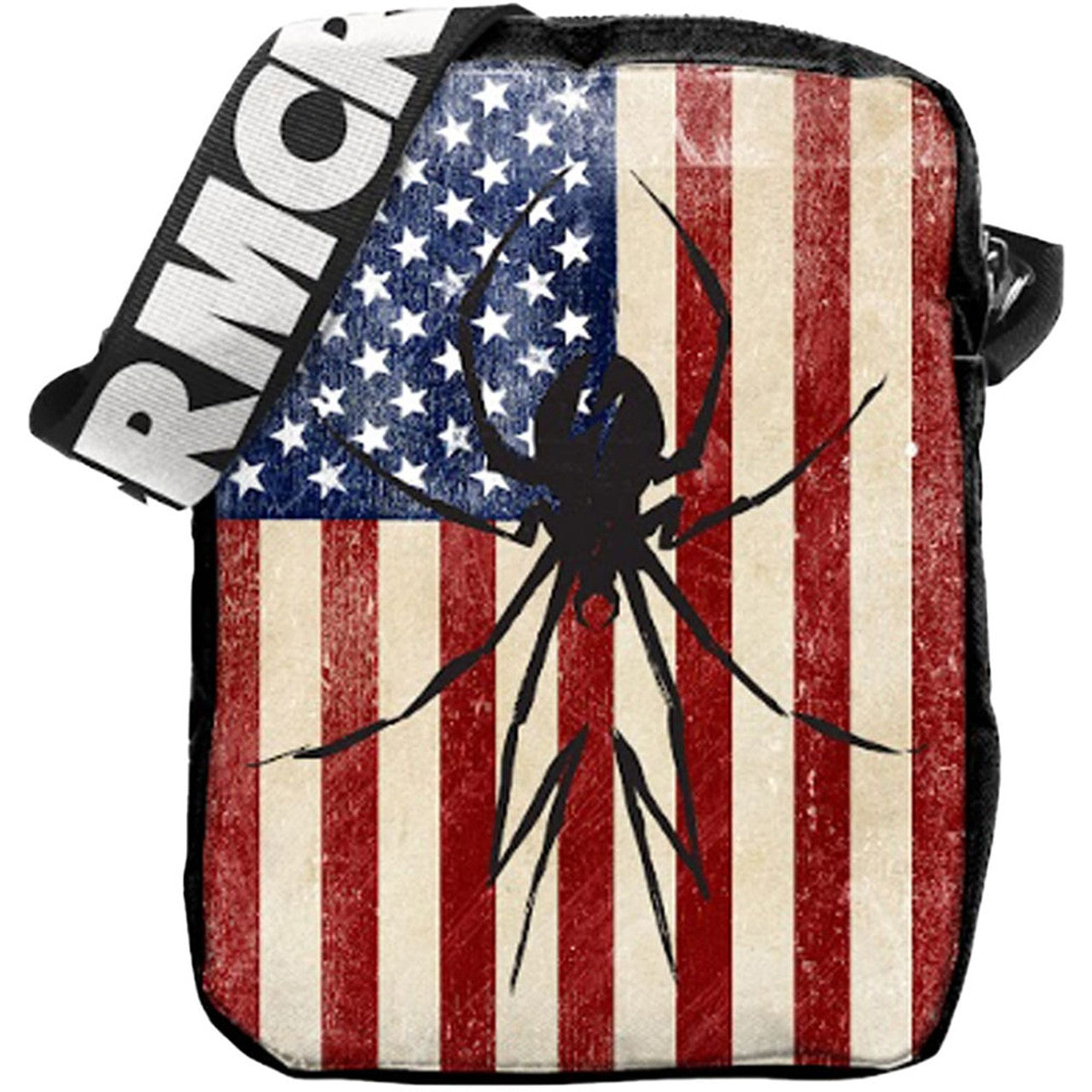My Chemical Romance USA Spider Crossbody Bag by Rocksax – official festival shoulder bag.

