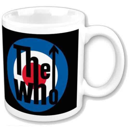 The Who Target Logo Boxed Mug – official ceramic mug for rock fans.
