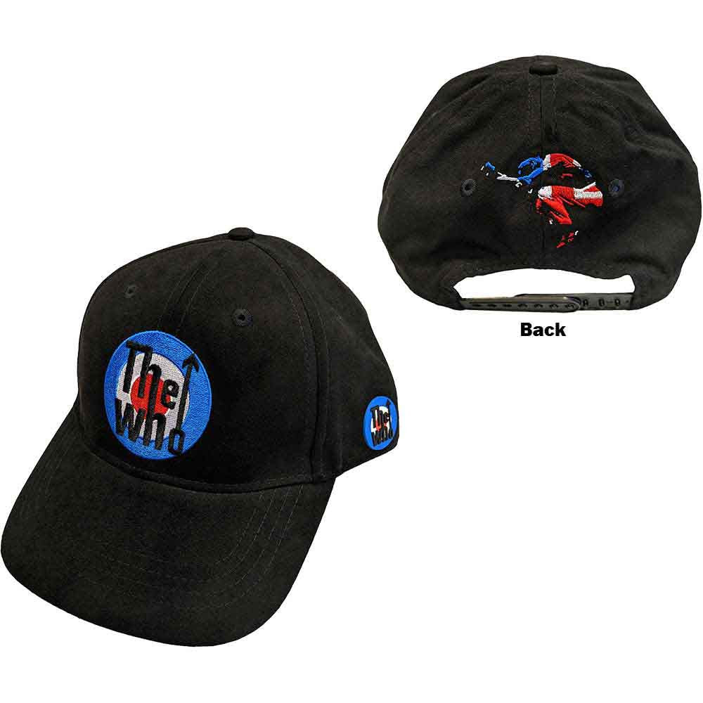 The Who Unisex Baseball Cap - Target & Leap (Black) - Official Licensed