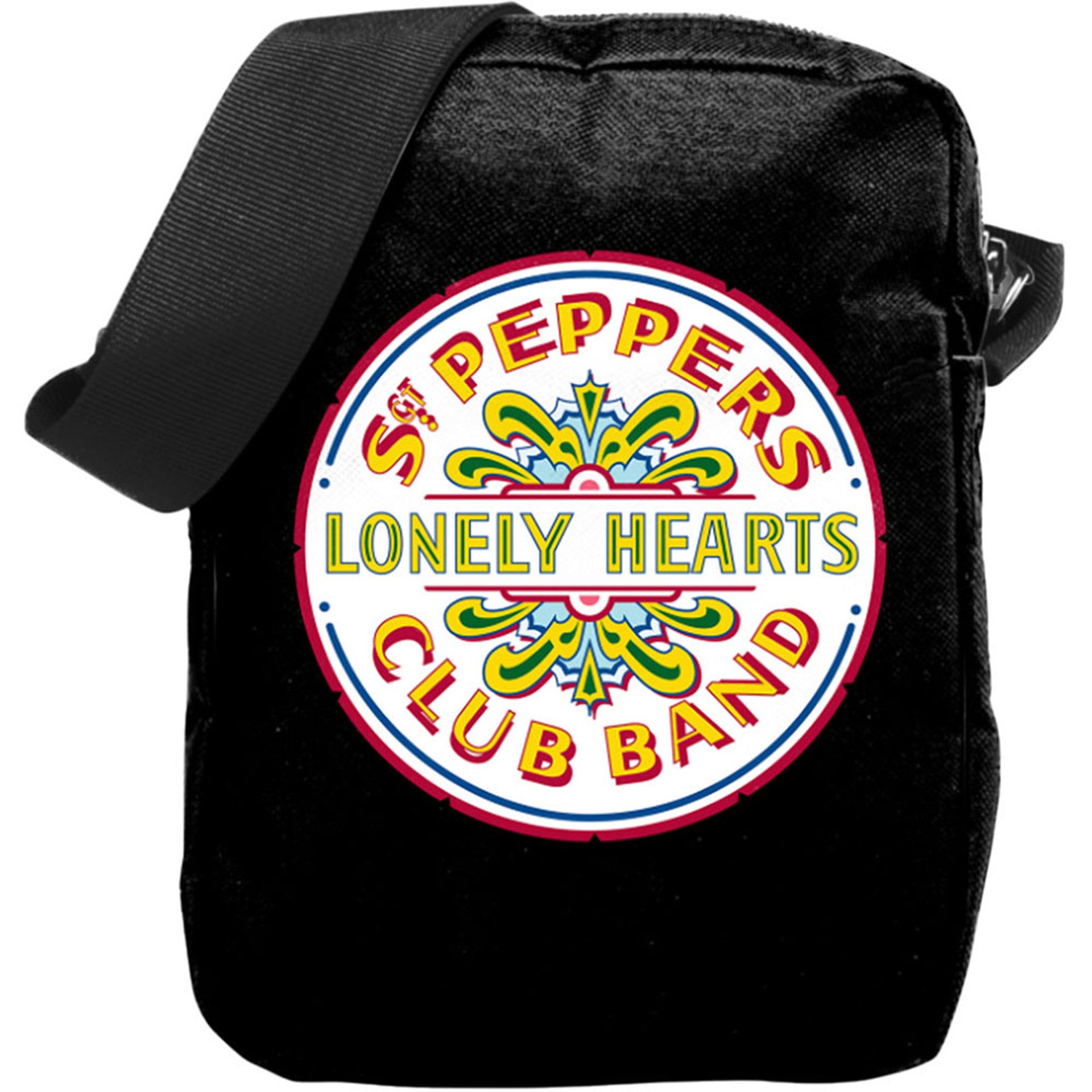 The Beatles Sgt. Pepper’s Crossbody Bag by Rocksax – official festival shoulder bag.
