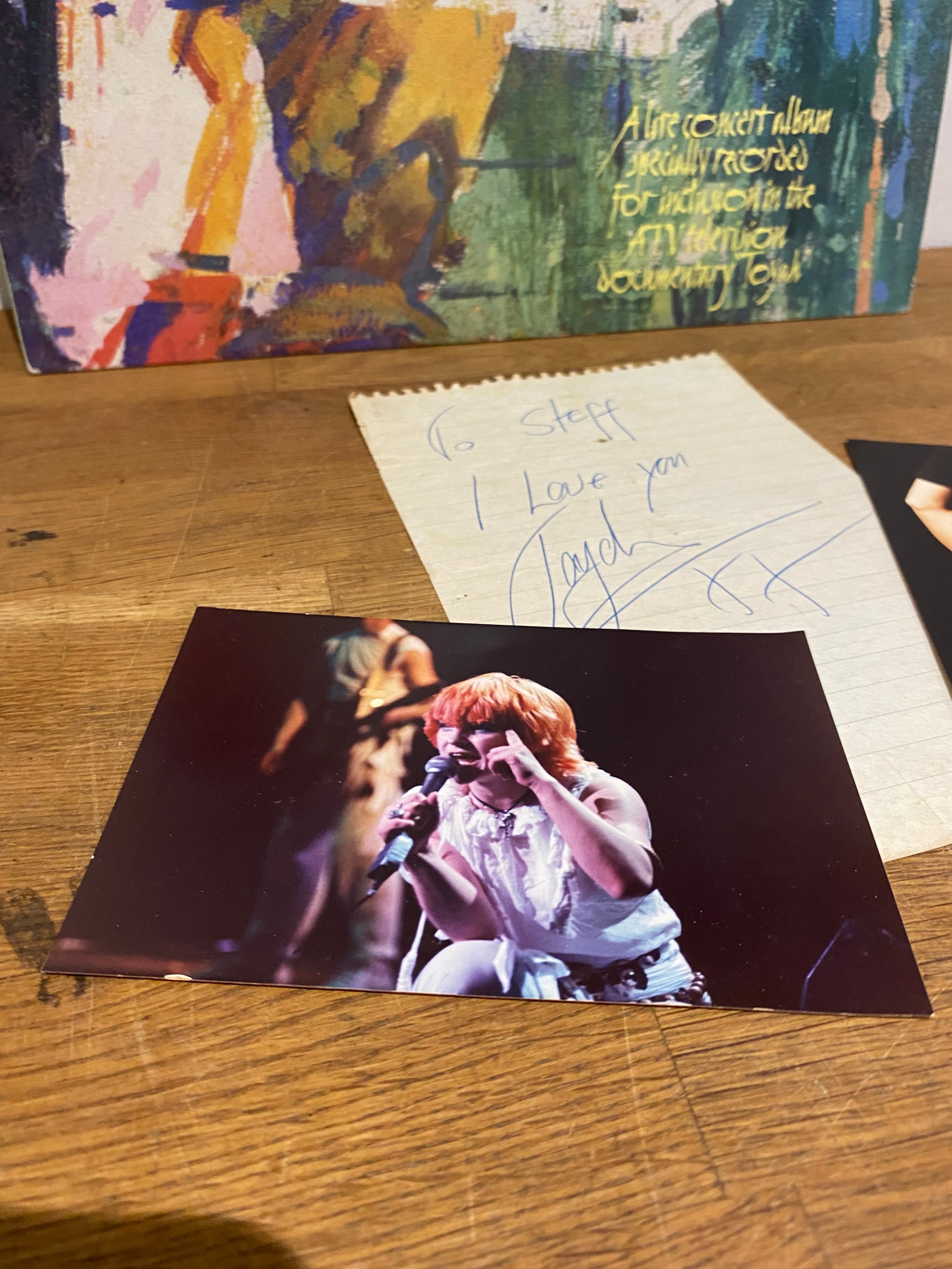 Toyah 1980 Safari Records Live 2 vinyl record in good condition
