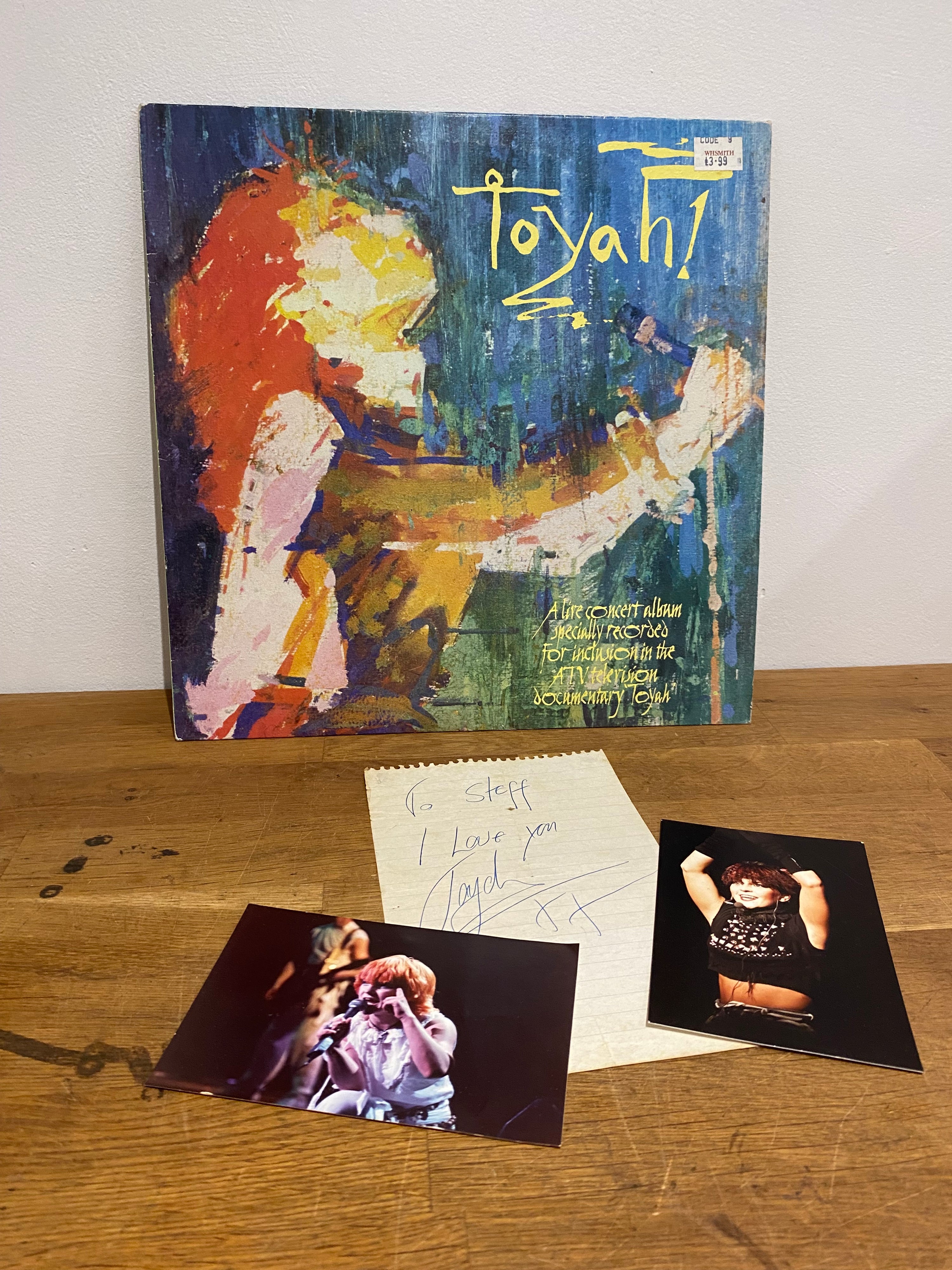 Toyah Live Concert Album 1980 Safari Records front cover
