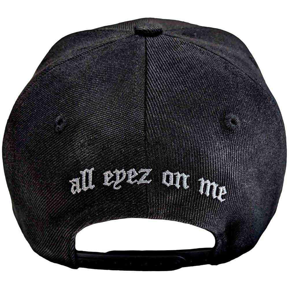 Tupac Unisex Snapback Cap - All Eyez (Black) - Official Licensed