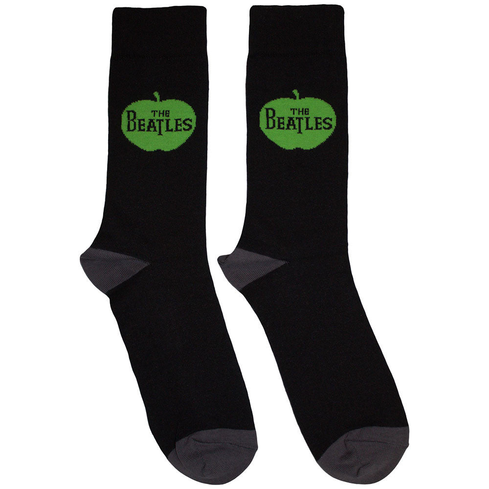 The Beatles Apple Socks Black - Official Band Socks UK
