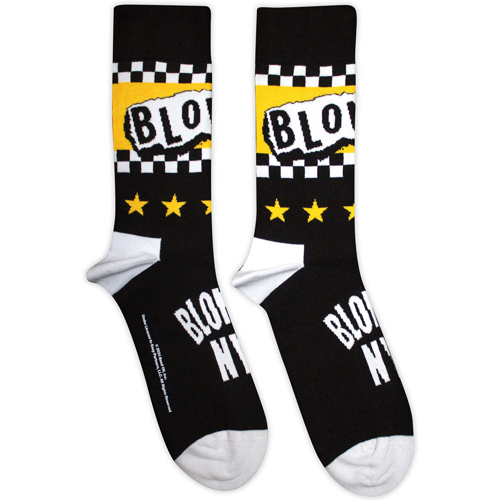 Blondie NYC Logo Socks Black - Official Band Socks UK