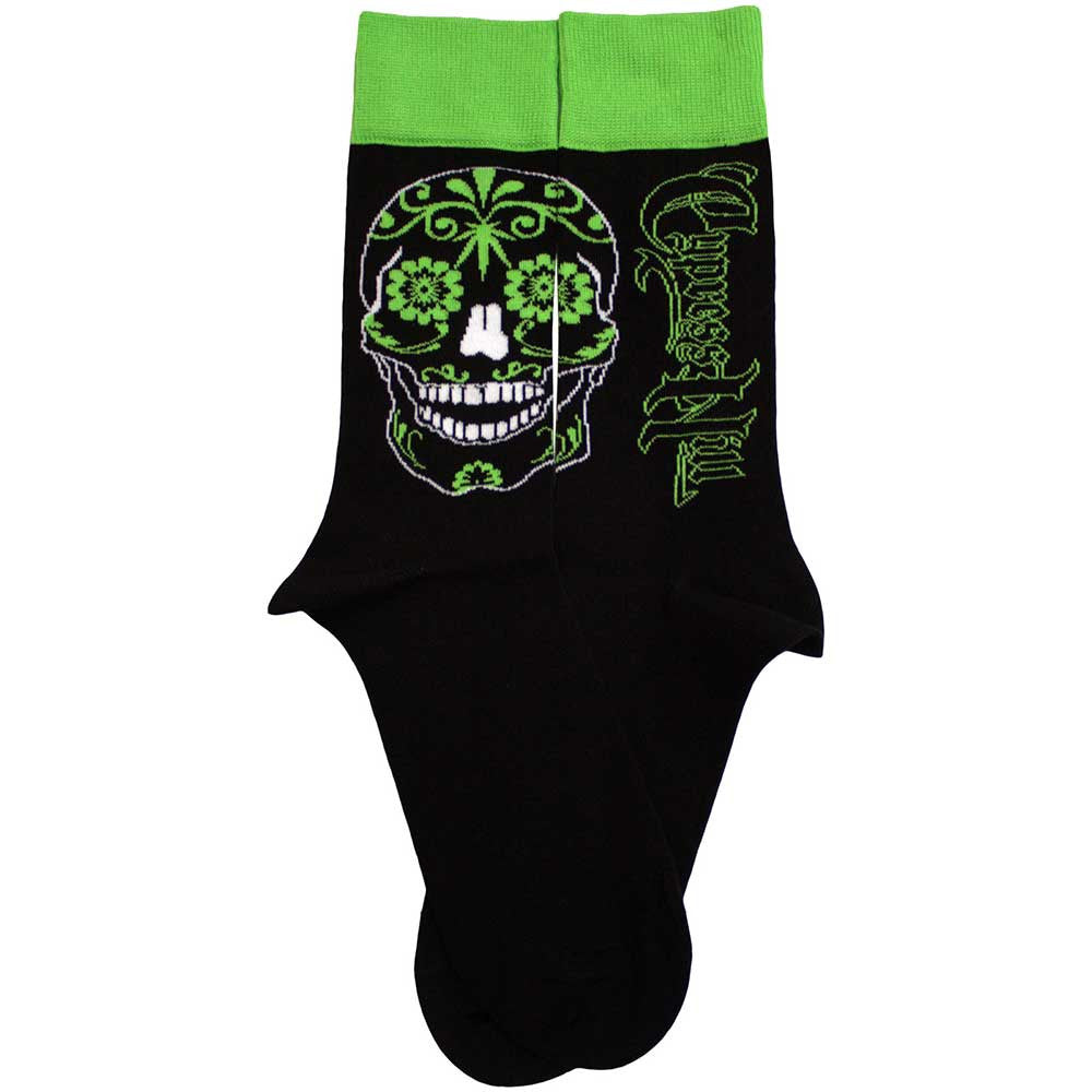 Cypress Hill Skull Socks Black - Official Hip Hop Socks UK