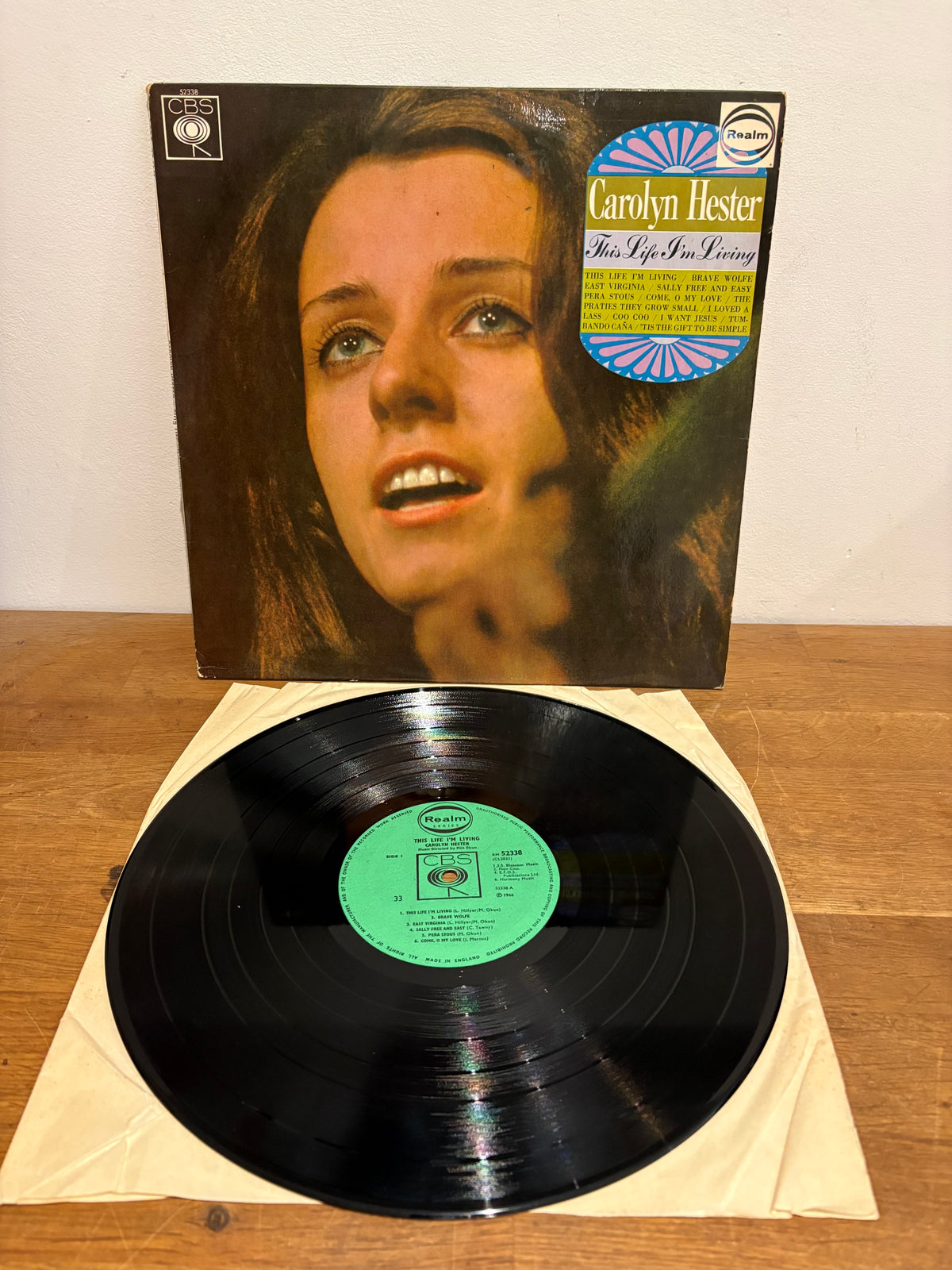 Carolyn Hester - This life I’m living, 12 inch LP Album, 1966 Realm.