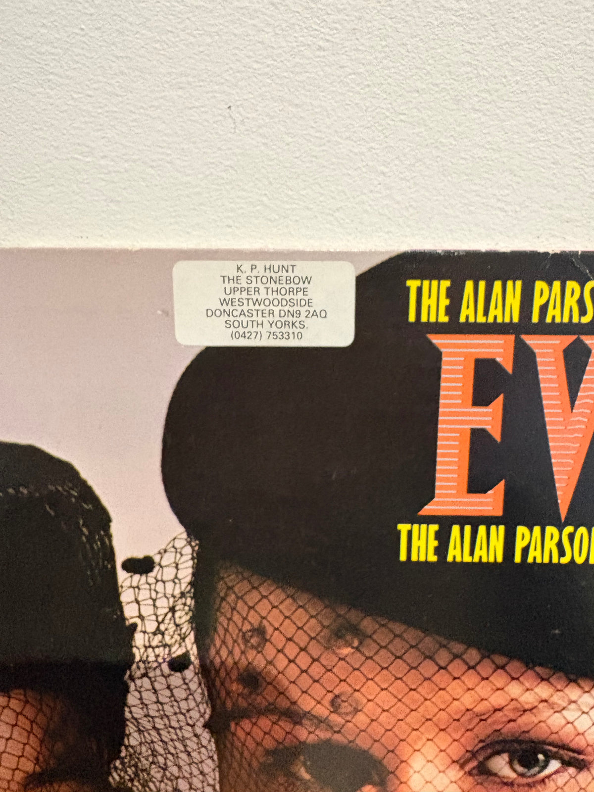 The Alan Parsons Project - Eve . 12 inch LP Album. 1979 Arista.