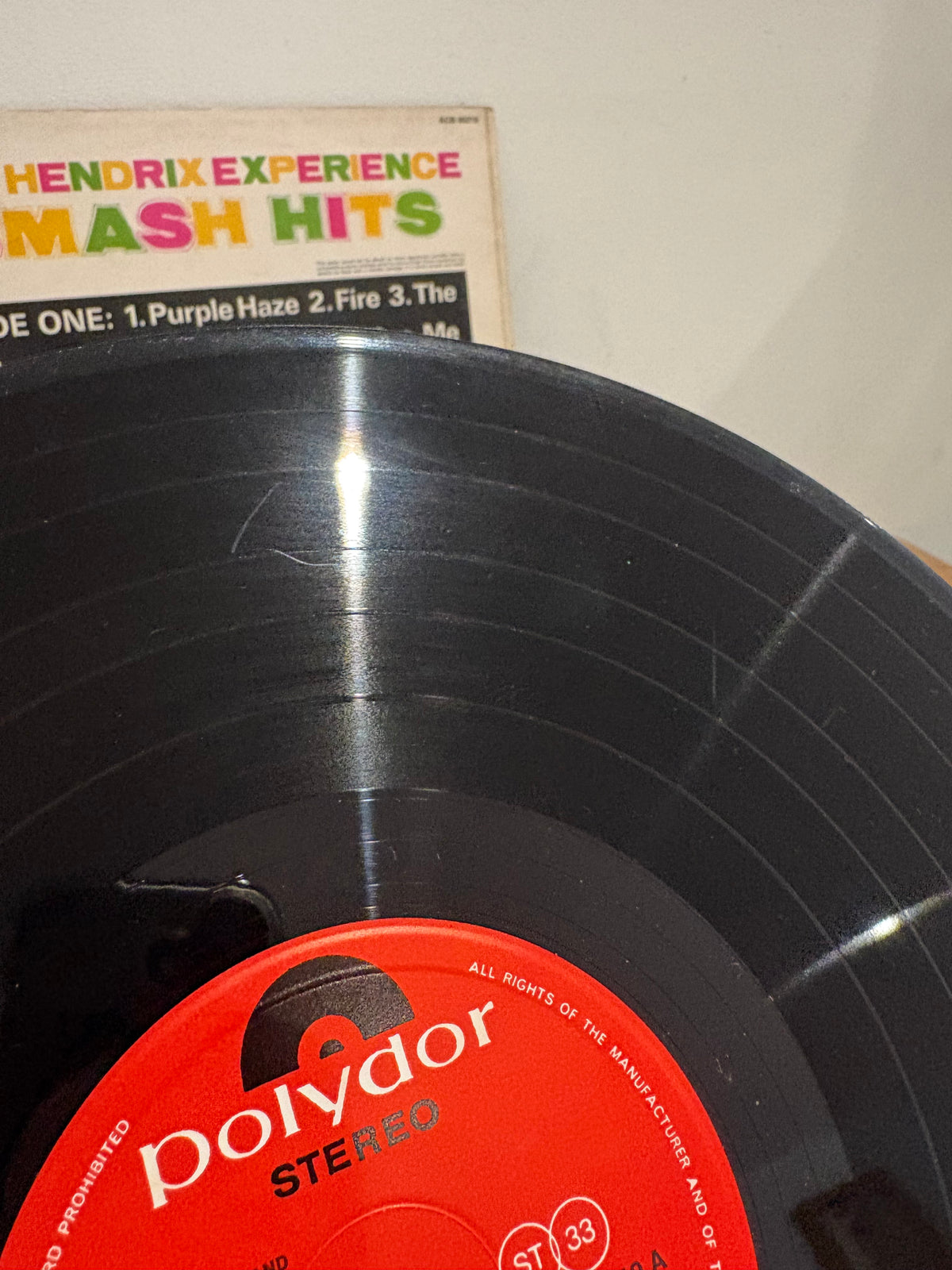 Jimi Hendrix Experience - Smash hits , 12 inch LP Album, 1966 Polydor.