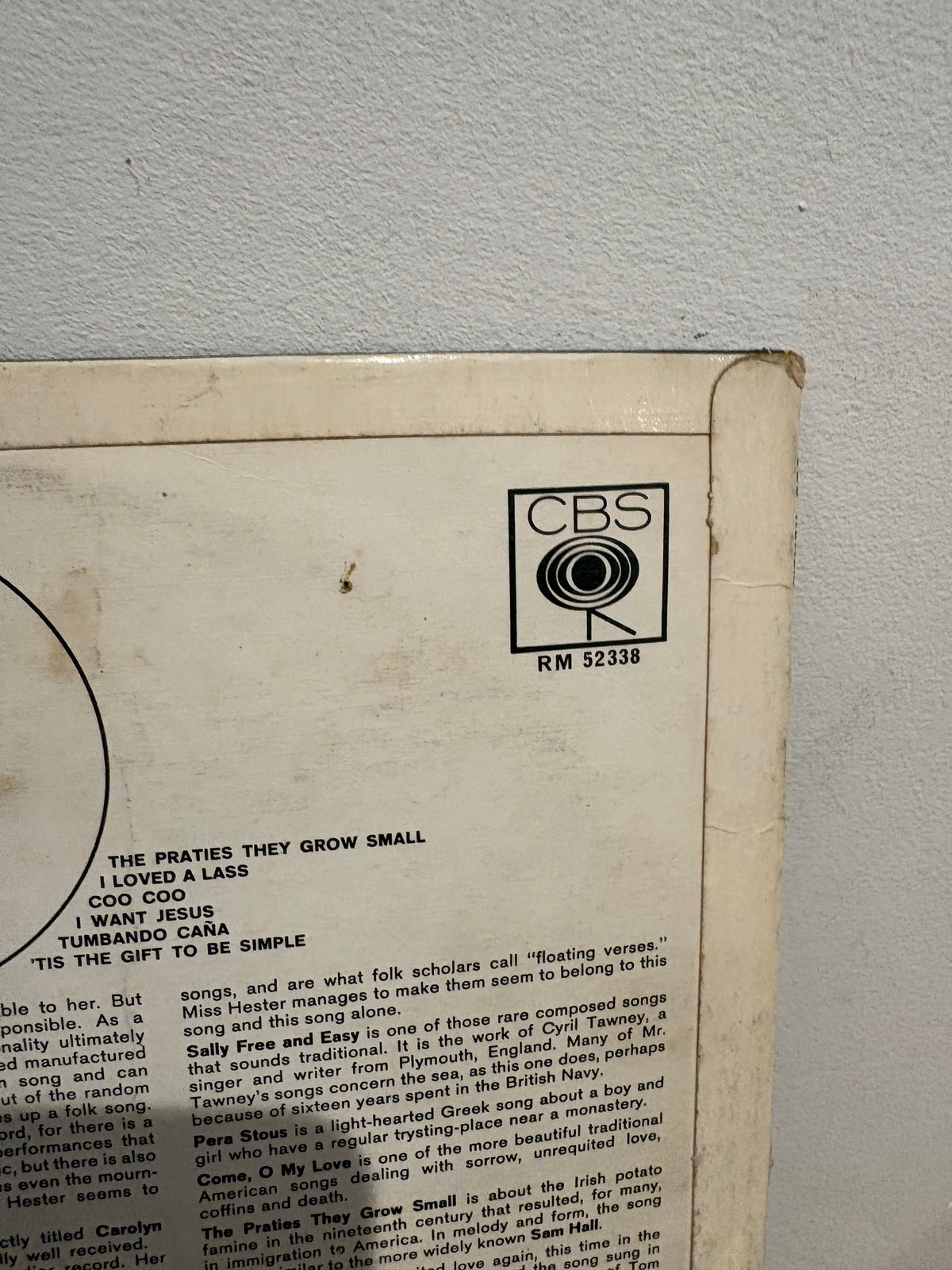 Carolyn Hester - This life I’m living, 12 inch LP Album, 1966 Realm.