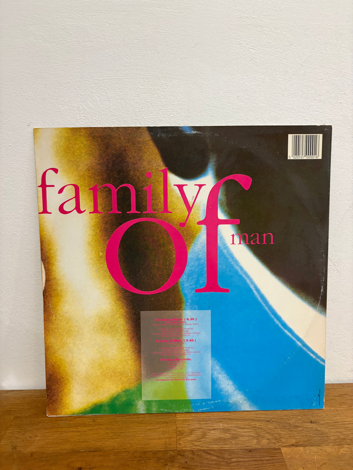 The Farm - Stepping stone/ Family of man , 12 inch single , 1990 Produce records, MILK101