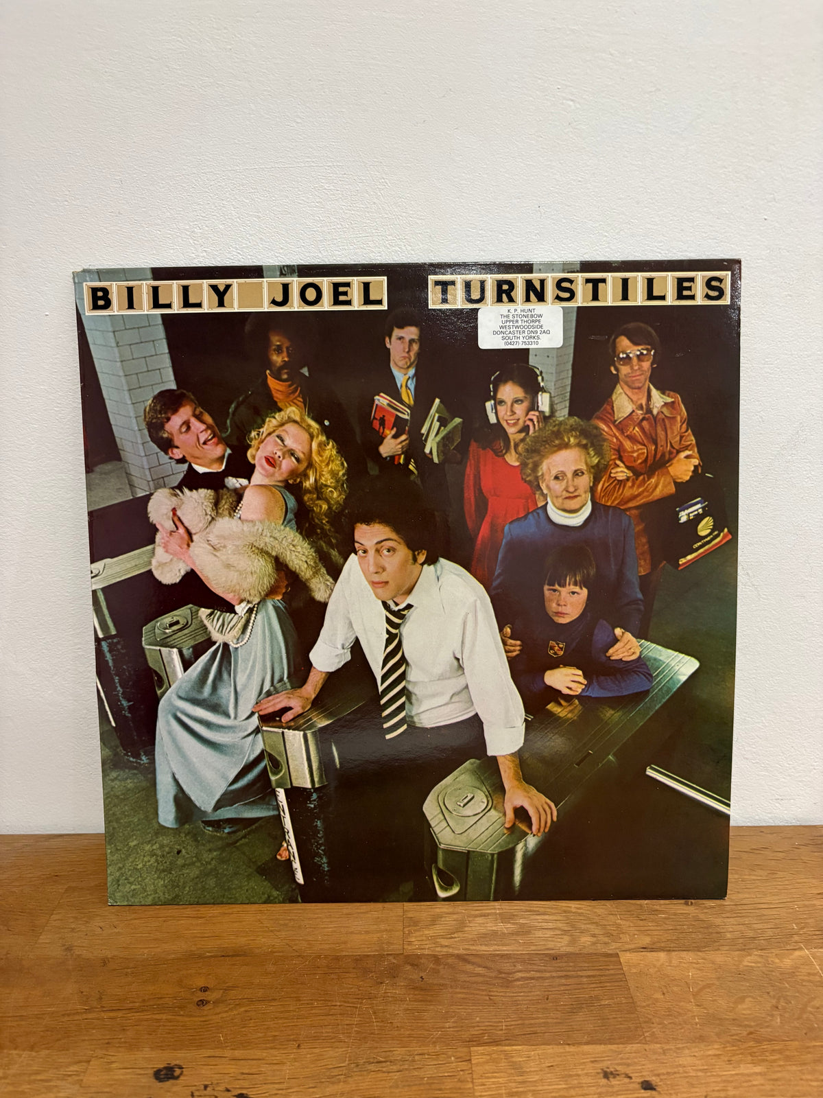 Billy Joel - Turnstiles, 12 inch LP Album. 1976 CBS