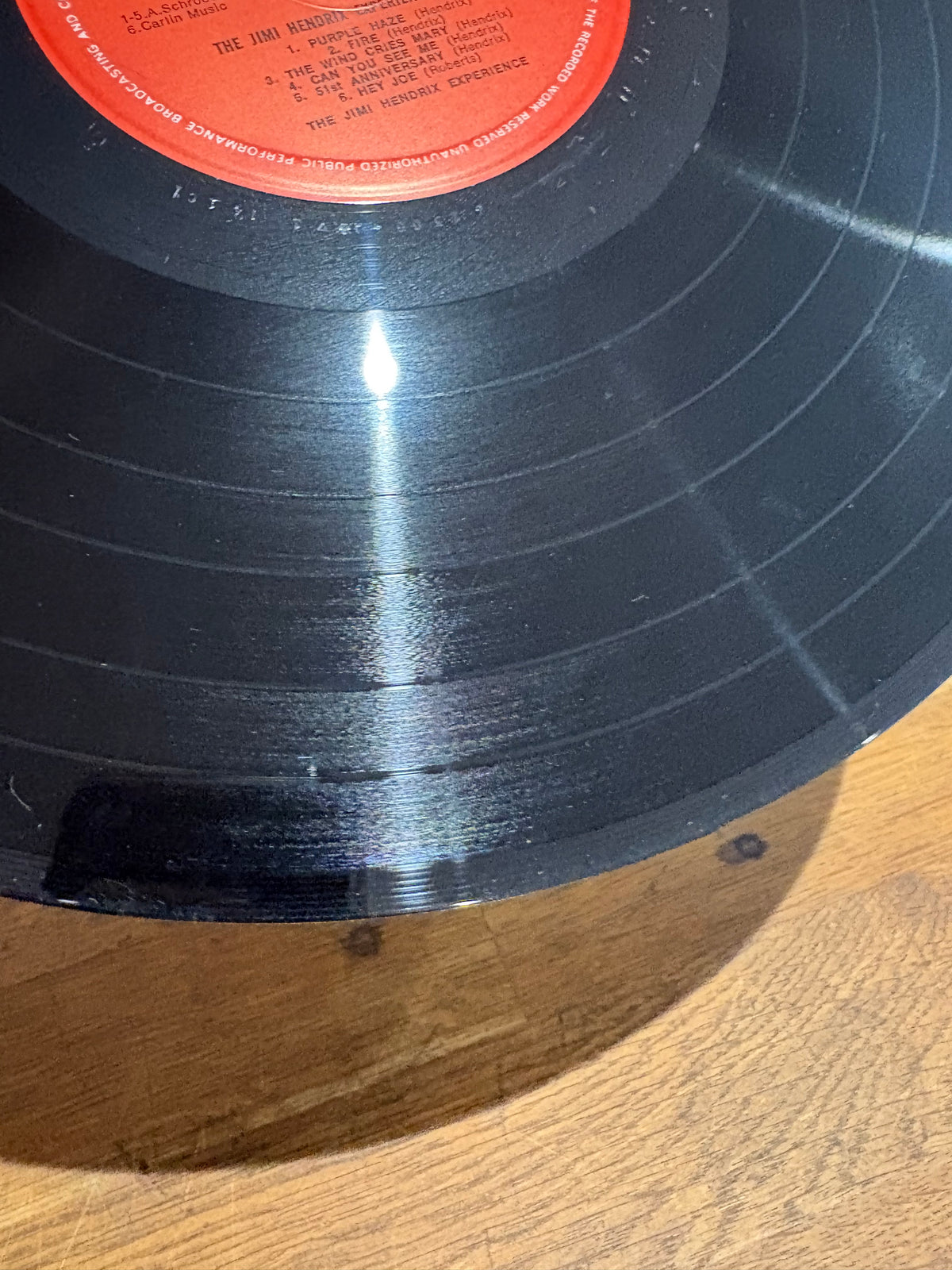 Jimi Hendrix Experience - Smash hits , 12 inch LP Album, 1966 Polydor.