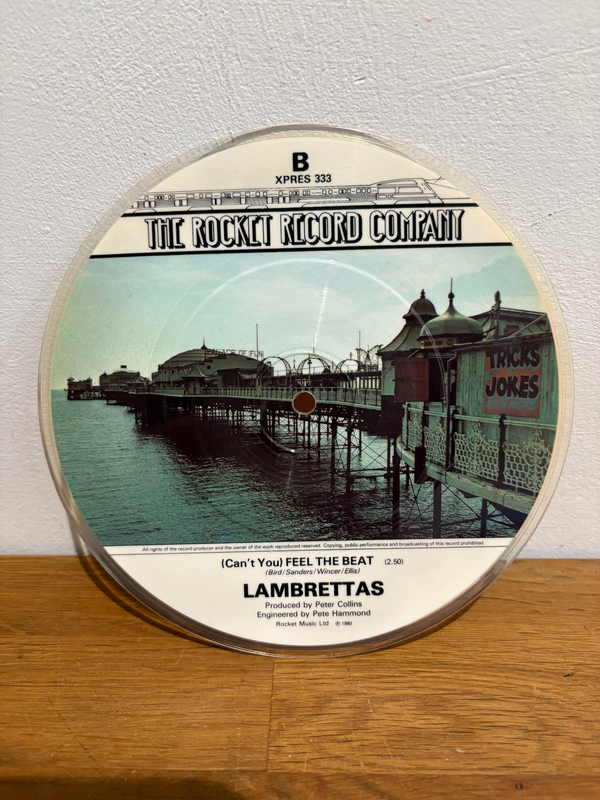 Lambrettas - DAAANCE , 7 inch picture disc, Rocket Music 1980.