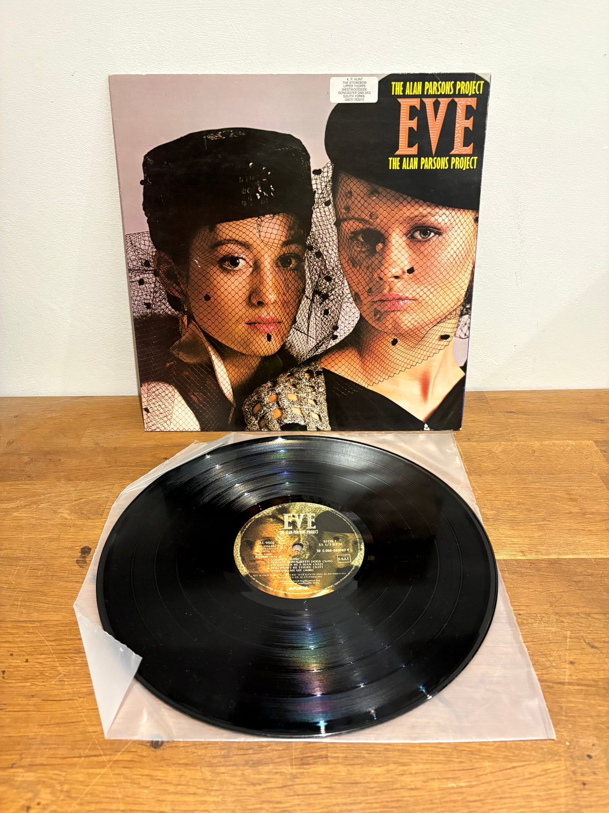 The Alan Parsons Project - Eve . 12 inch LP Album. 1979 Arista.