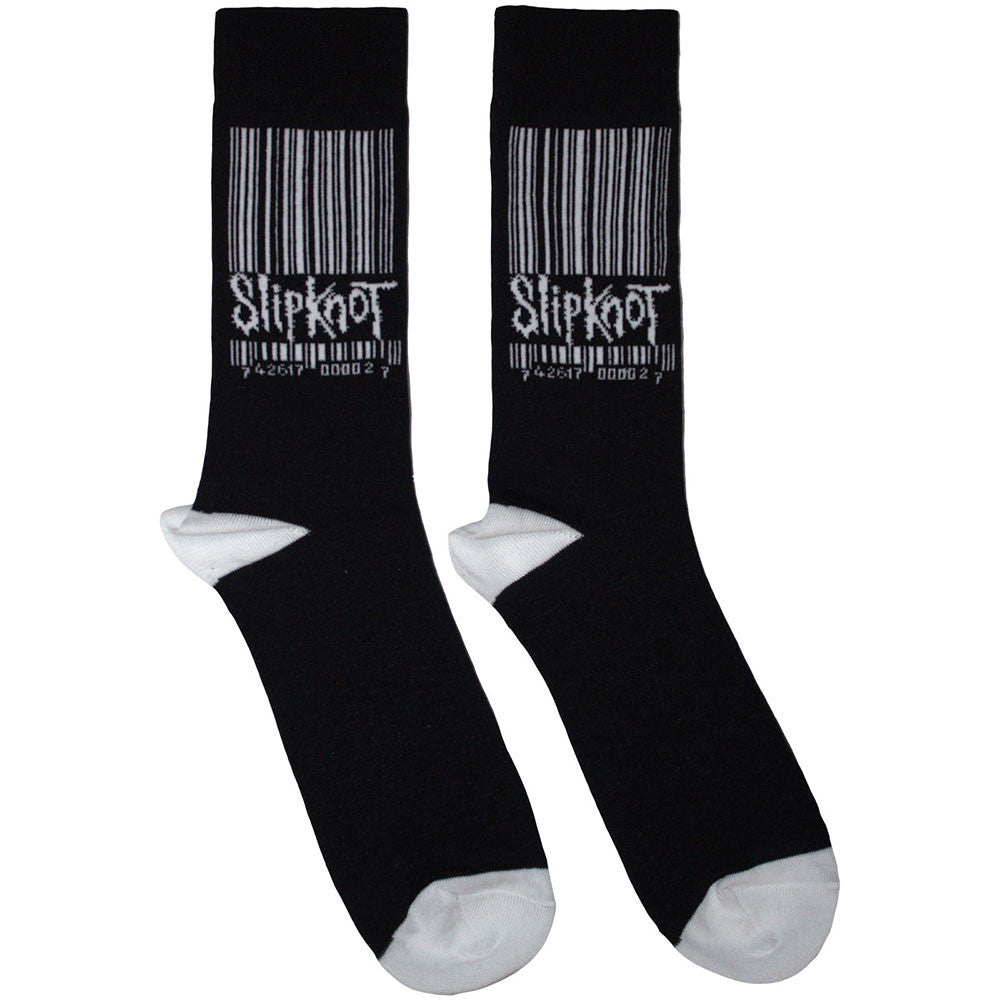 Slipknot Barcode Logo Socks Black - Official Band Socks UK