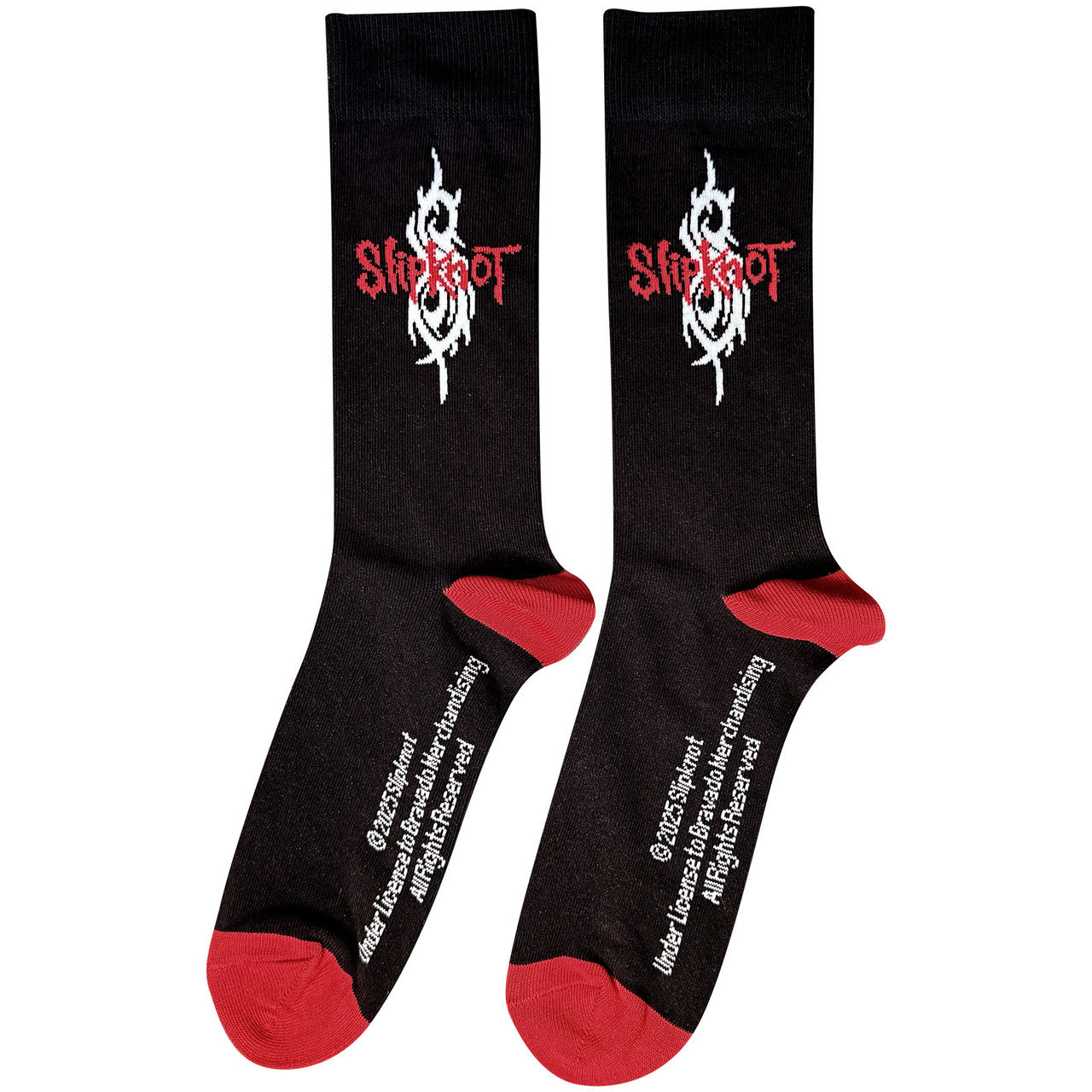 Slipknot Tribal S Socks Black & Red - Official Band Socks UK