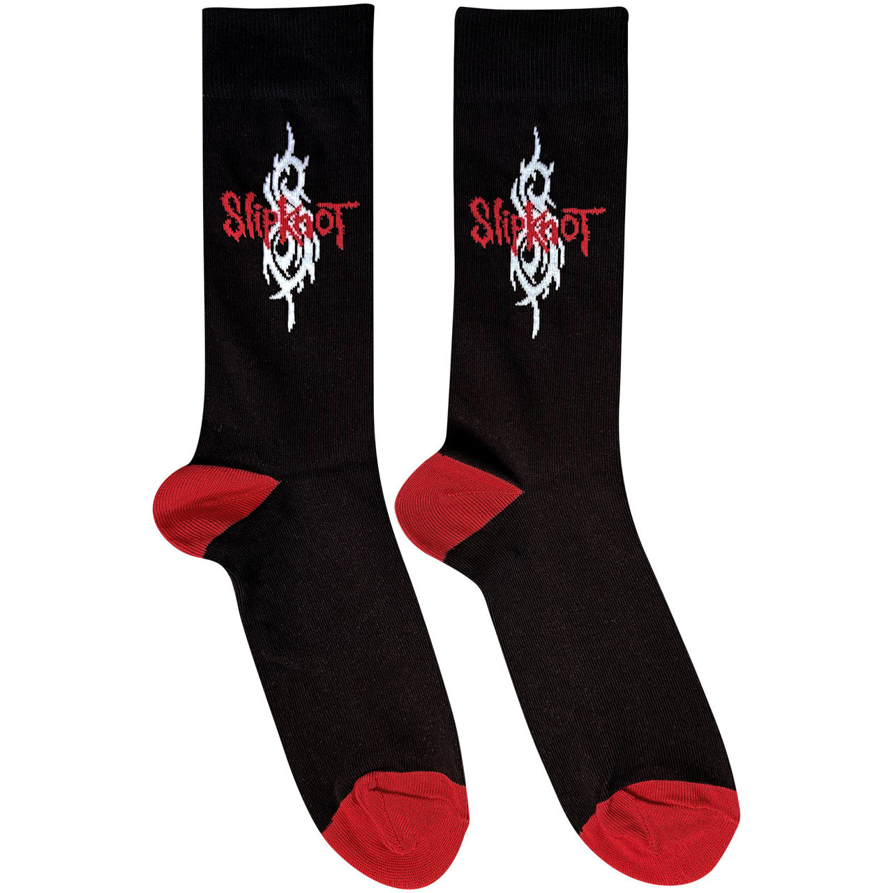 Slipknot Tribal S Socks Black & Red - Official Band Socks UK
